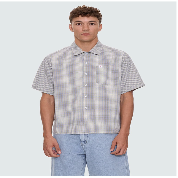   Cherub Short Sleeve Shirt in Blue 