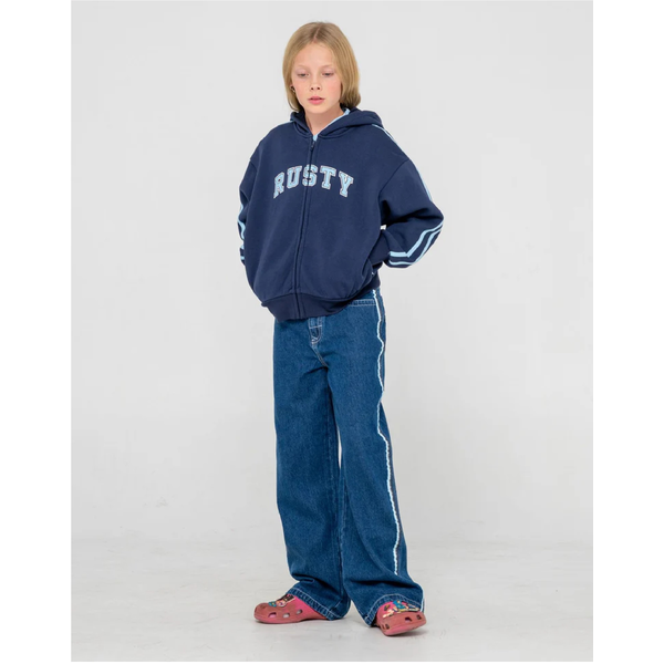 Rusty - Girls Team Varsity Zip Through Hood