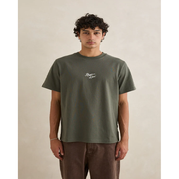 Rhythm - Heavy Vintage Embroidered SS T-shirt