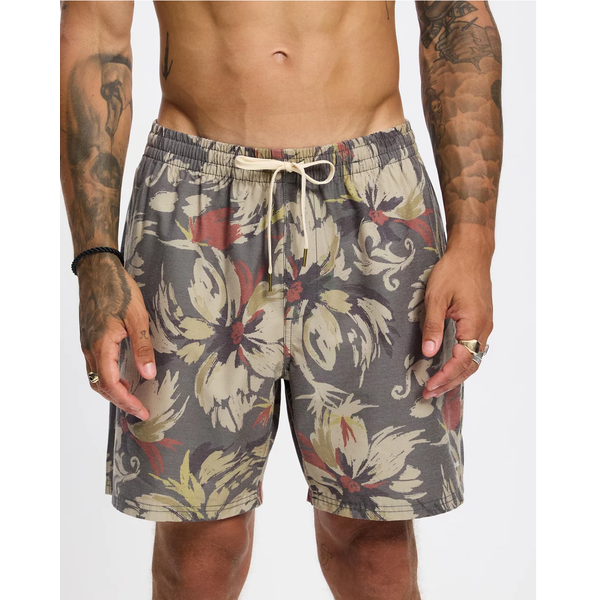 Rhythm - Tropical camo beach shorts
