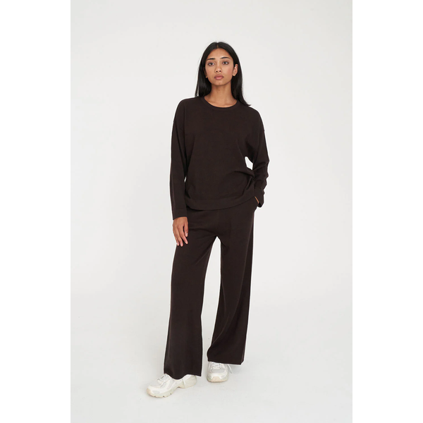 Huffer - Merino Lounge Pant - Chestnut