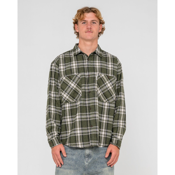 Rusty - Cobra Flannel Long Sleeve Shirt