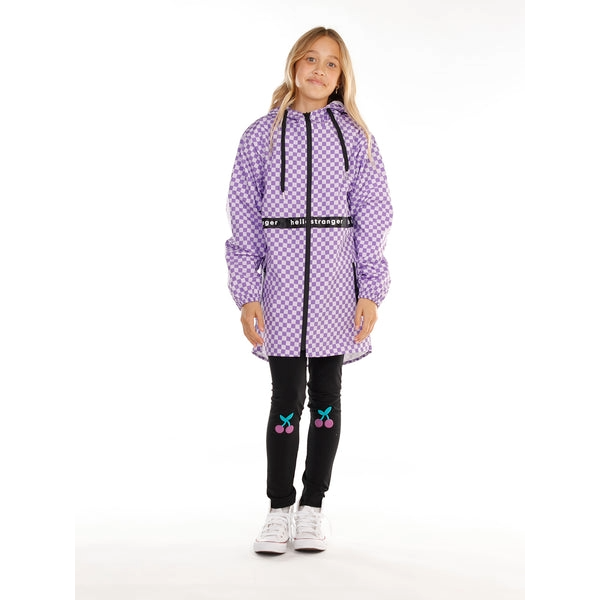 Hello Stranger - Rainy Days Jacket Purple Check