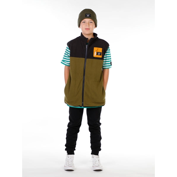 Hello Stranger - Everything Vest - Black Khaki