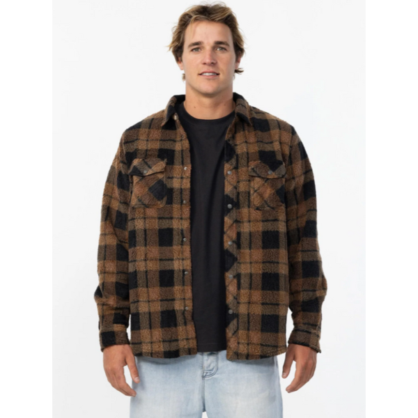 Oneill - Glacier Plaid High Pile Superfleece