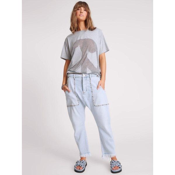 One Teaspoon - Studded Boyfriend Jeans 