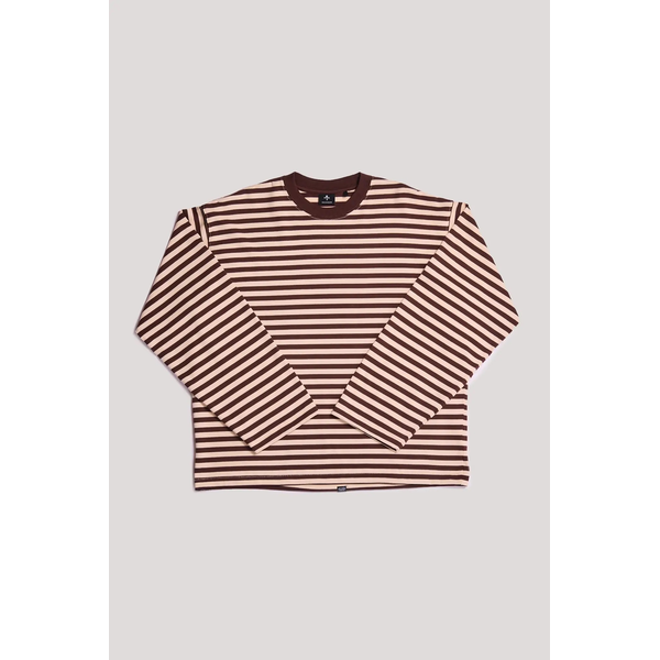 Thrills - Muse Long Sleeve Oversized Tee - Butter Cream