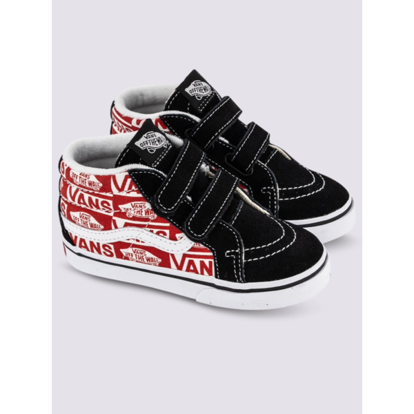 Vans - SK8-Mid Reissue Logo - Black/Red 