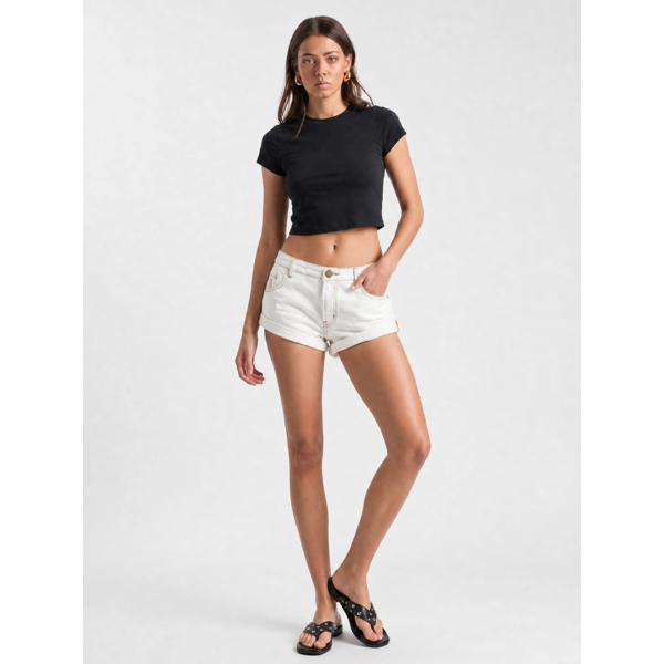 One Teaspoon - White Beauty Bandit Low Waist