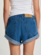 One Teaspoon - Hunters Mid Waist Boyfriend Elasticated Denim Short