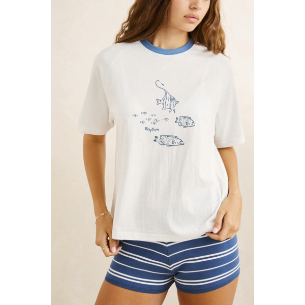 Rhythm - Fish Raglan T-Shirt