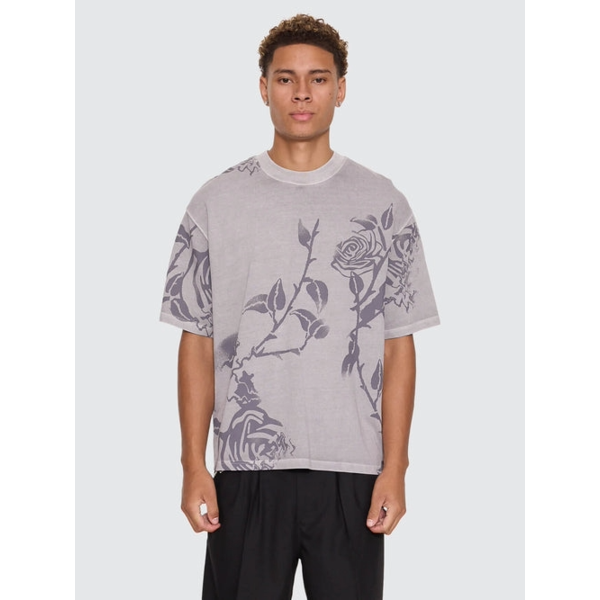 Thrills - Time Will Tell Allover OS Box Crop Tee
