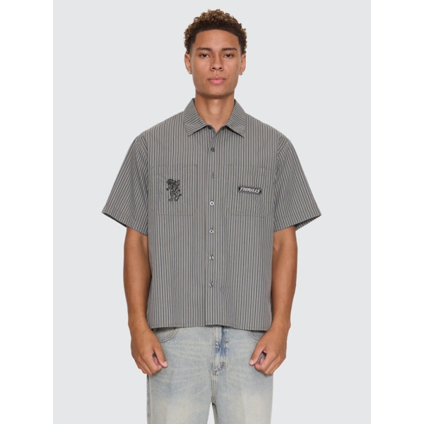 Thrills - Union Stripe SS Stripe Work Shirt