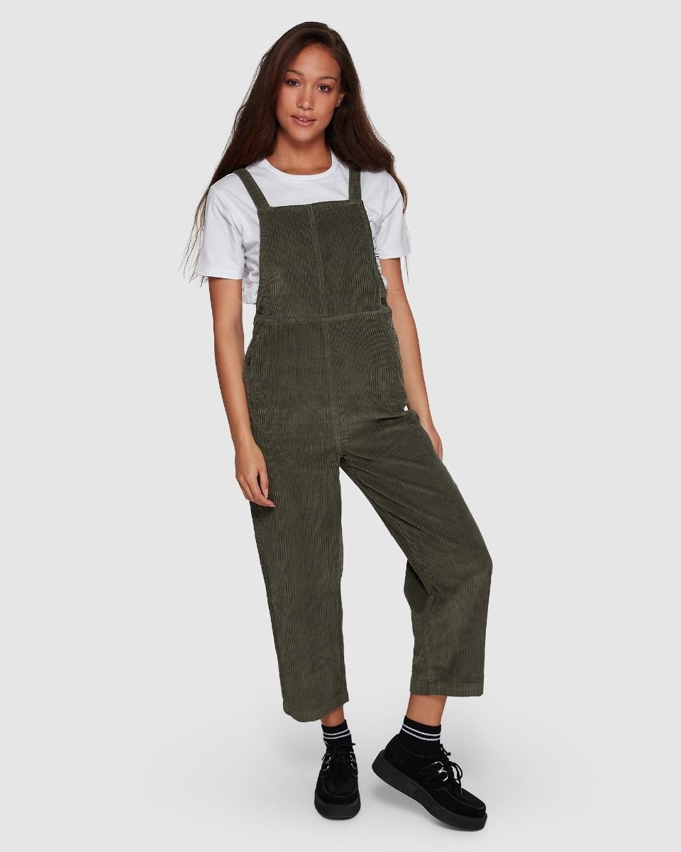 RVCA Plushed Out Overall WomensDressesJumpsuits We stock the