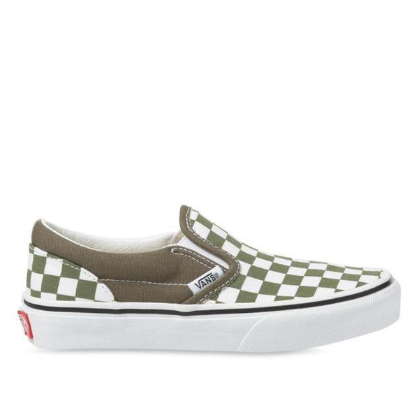 Vans - Classic Slip-On Checkerboard Grape Leaf/True White