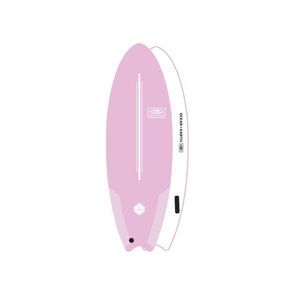 O&E Ezi Rider 6'6" Pastel Pink