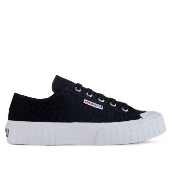 Superga - 2630 Stripe - Black & White 