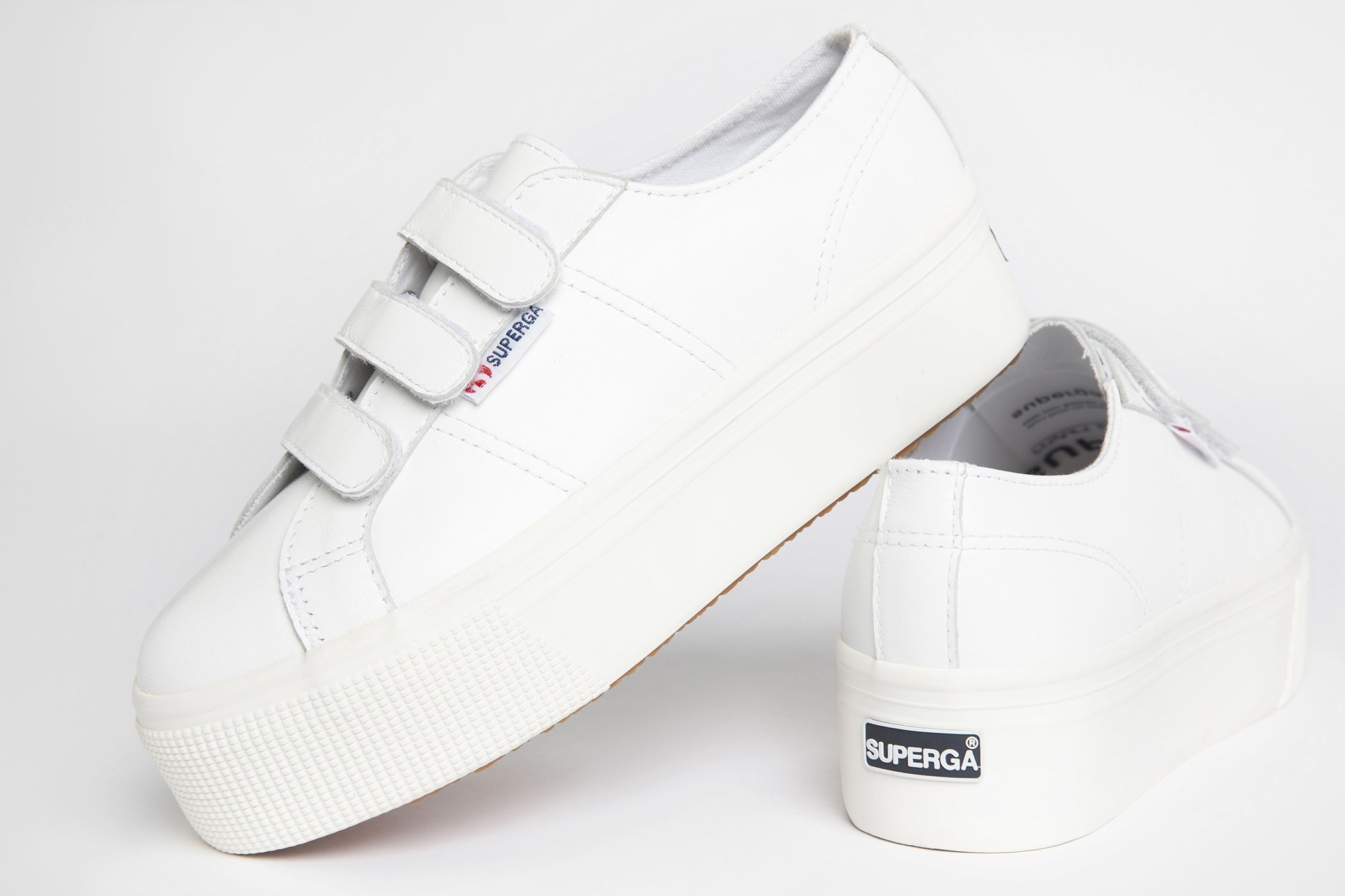Superga 2790 Straps Nappa Optical White Favorio Womens