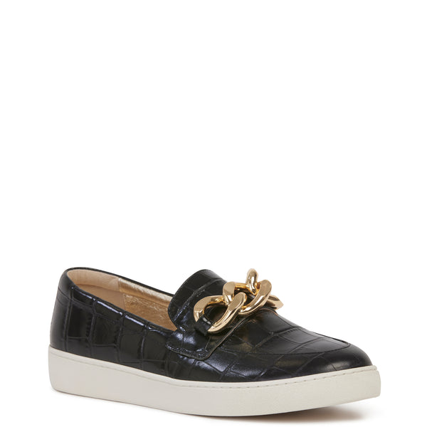 Miss Wilson - Nardine Loafer - Black Croc