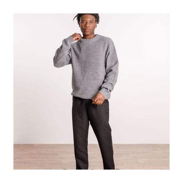 THING THING - Attic Sweater - Grey Marle 