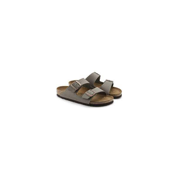 Birkenstock - Arizona Birkibuc Regular - Stone