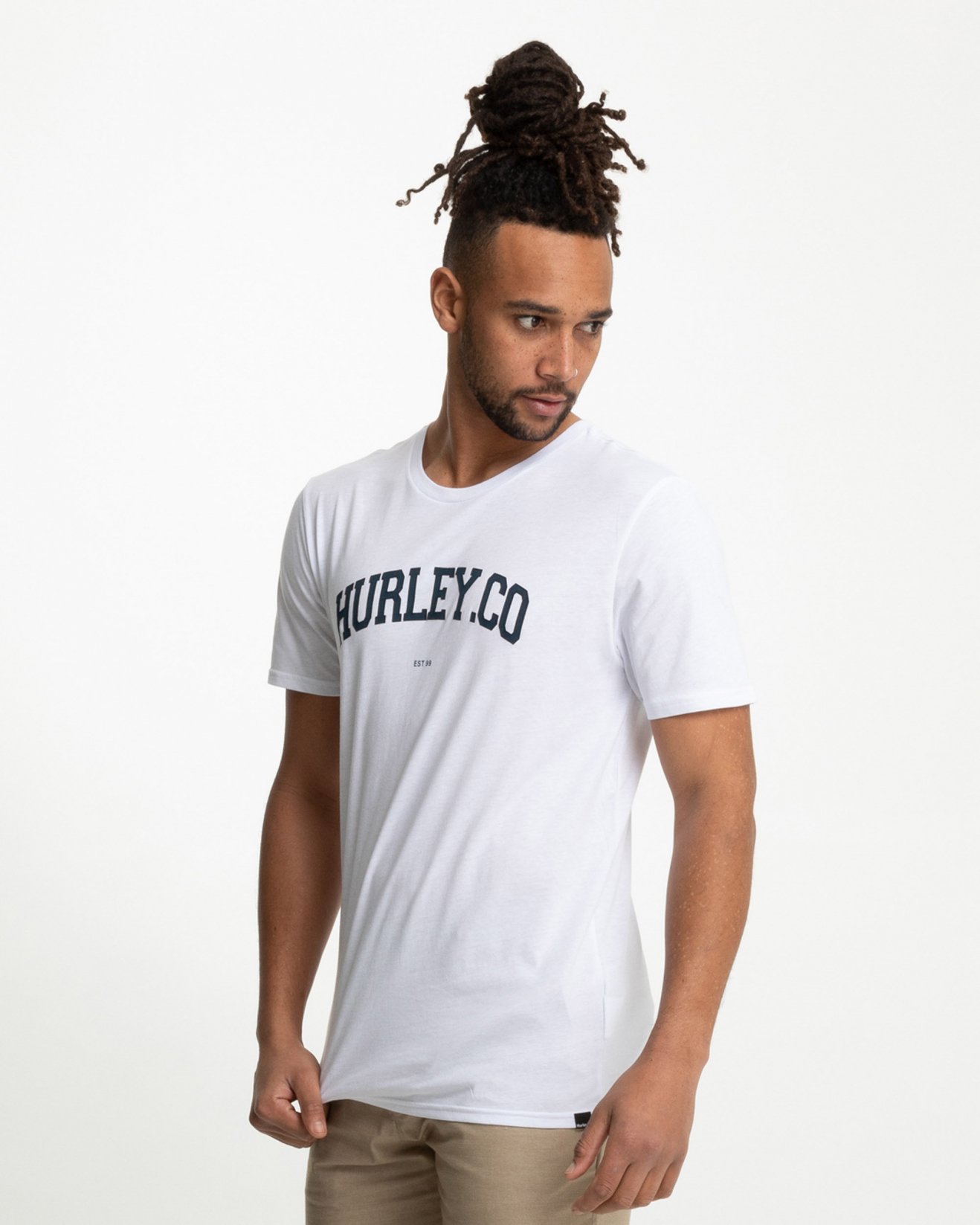 Hurley H20 Authentic Tee Black & White MensTops We stock the