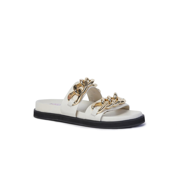 Miss Wilson - Verona Sandal - Stone & Gold