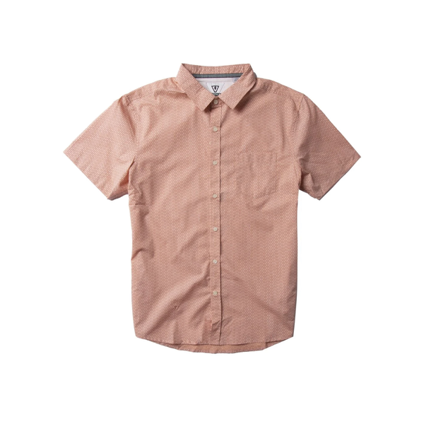 Vissla - Washout Eco SS Shirt - Coral Faded
