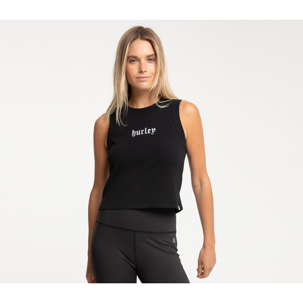 Hurley Gothic Tank Black WomensTops We stock the very latest